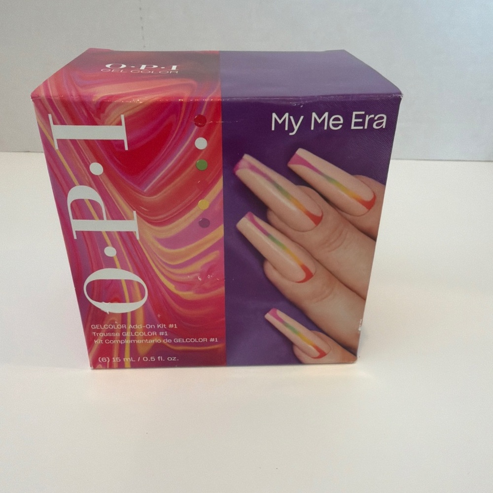 NEW in Box OPI My Me Era Gel Polish 6 Colors With Swatch Card